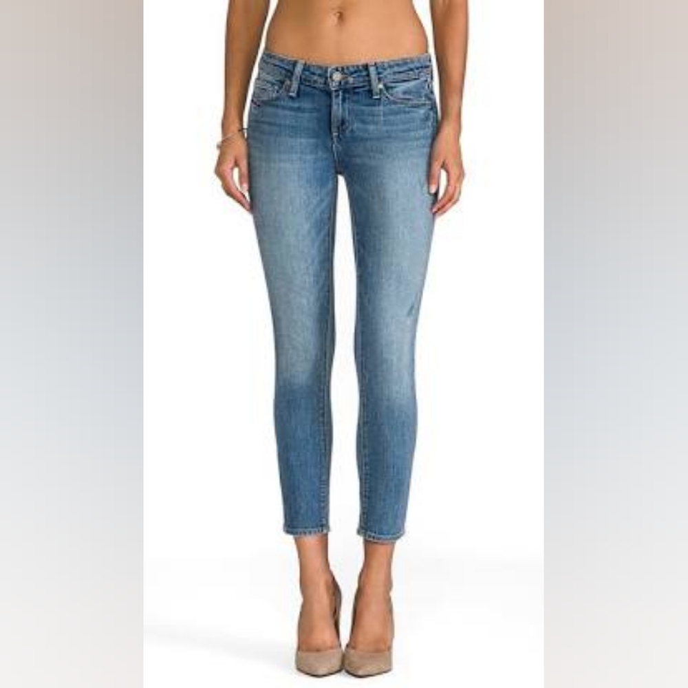 PAIGE Blue Ankle & Cropped Jeans